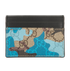 Gucci GG Camouflage Card Case, &pound;110, Accessories, Blue/Brown, Canvas/Leather, Back view